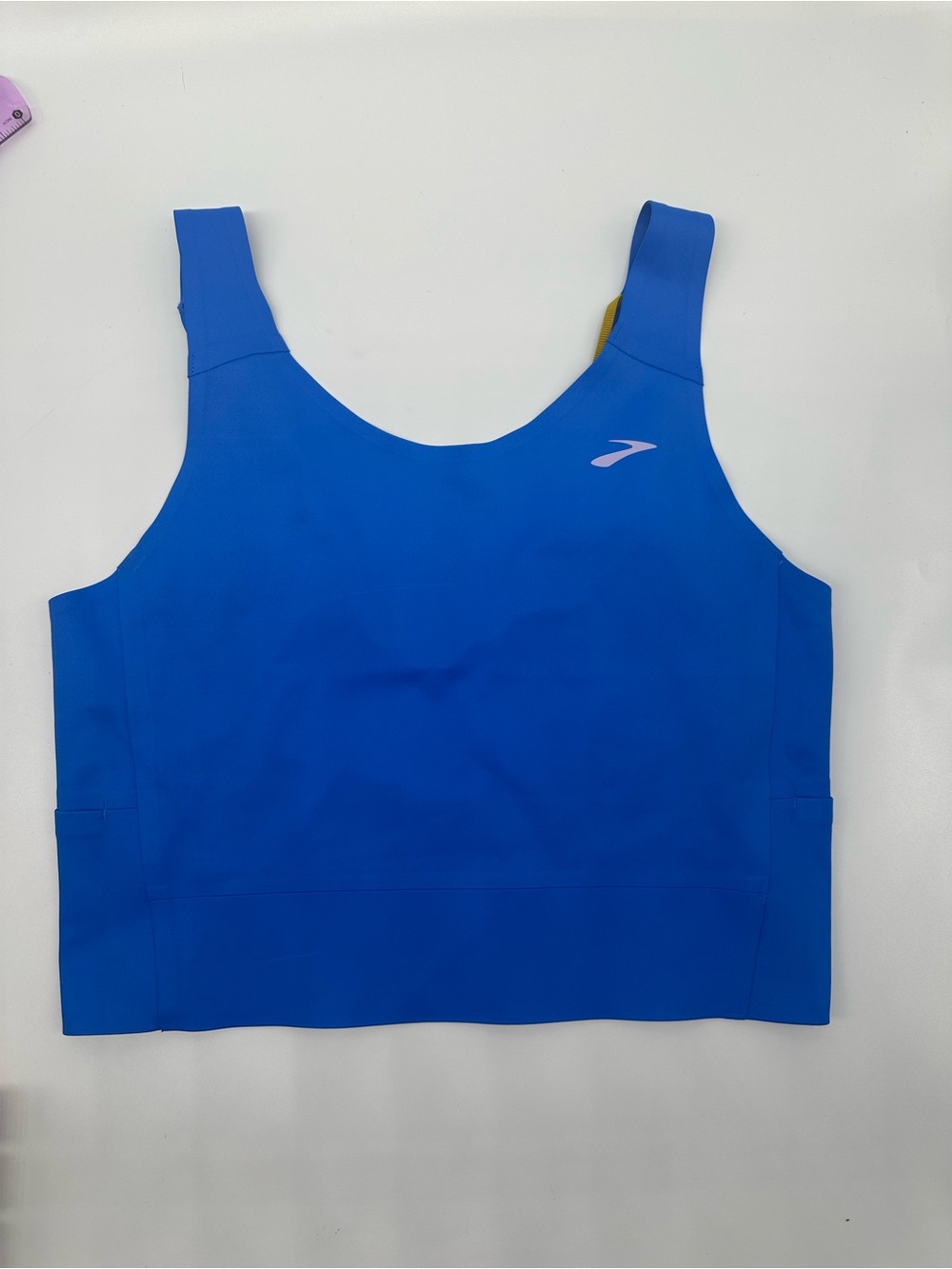 Brooks Women’s Blue Run Within Crop Tank